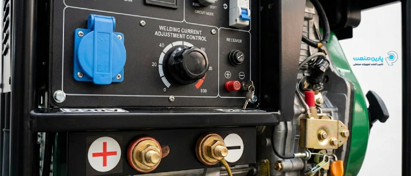 پنل کنترل موتور برق و جوش چانگفا با ولوم تنظیم آمپر